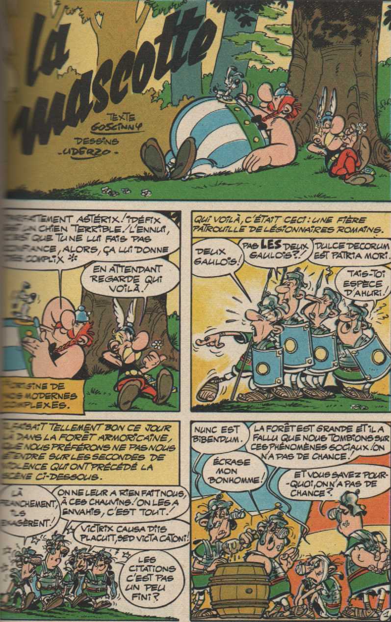 Scan de l'épisode Asterix